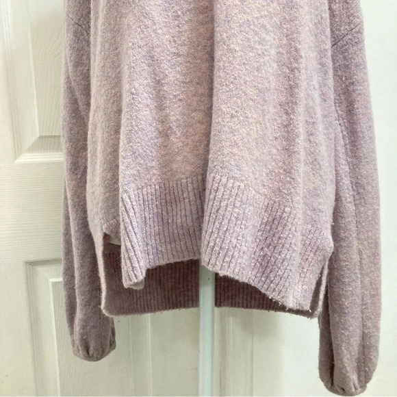 Madewell Payton Pullover Sweater in Coziest Yarn Soft Lilac Purple Small - Picture 5 of 11